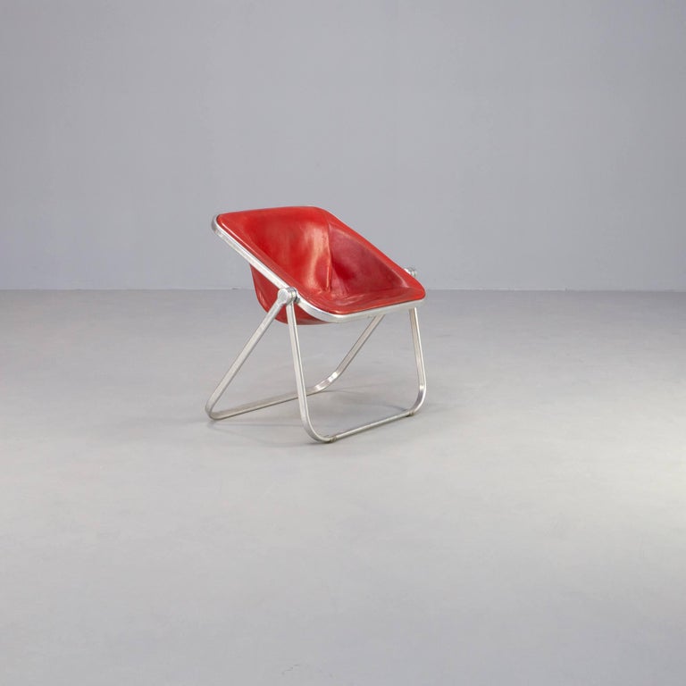 Italian 70’s Giancarlo Piretti ‘Plona’ Folding Chair for Castelli For Sale