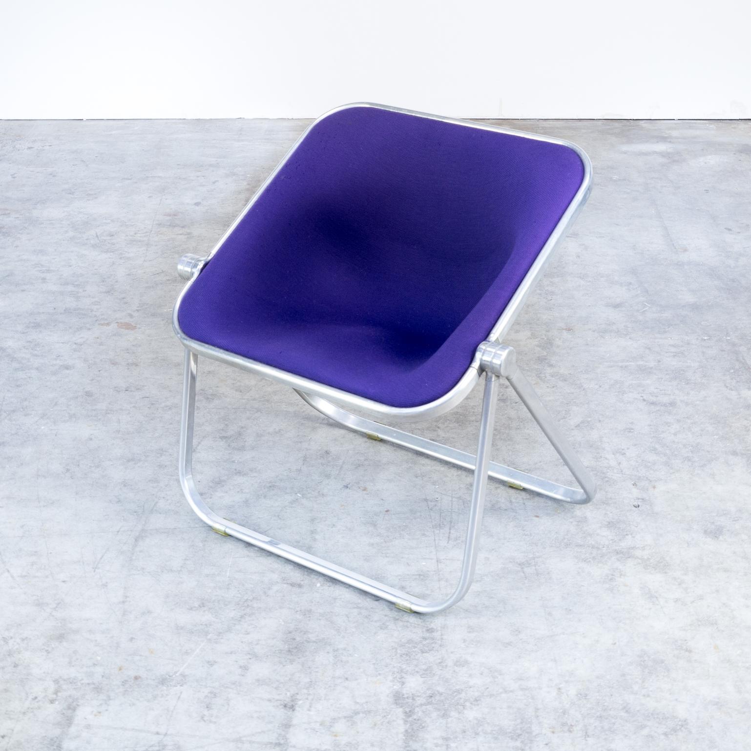 1970s Giancarlo Piretti ‘Plona’ Folding Chair for Castelli In Good Condition For Sale In Amstelveen, Noord
