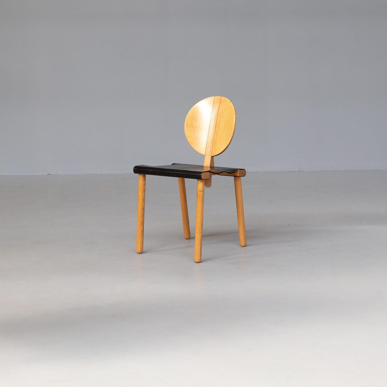 Italian 70s Gigi Sabadin ‘fiona’ Chair for Crassevig Set/6 For Sale