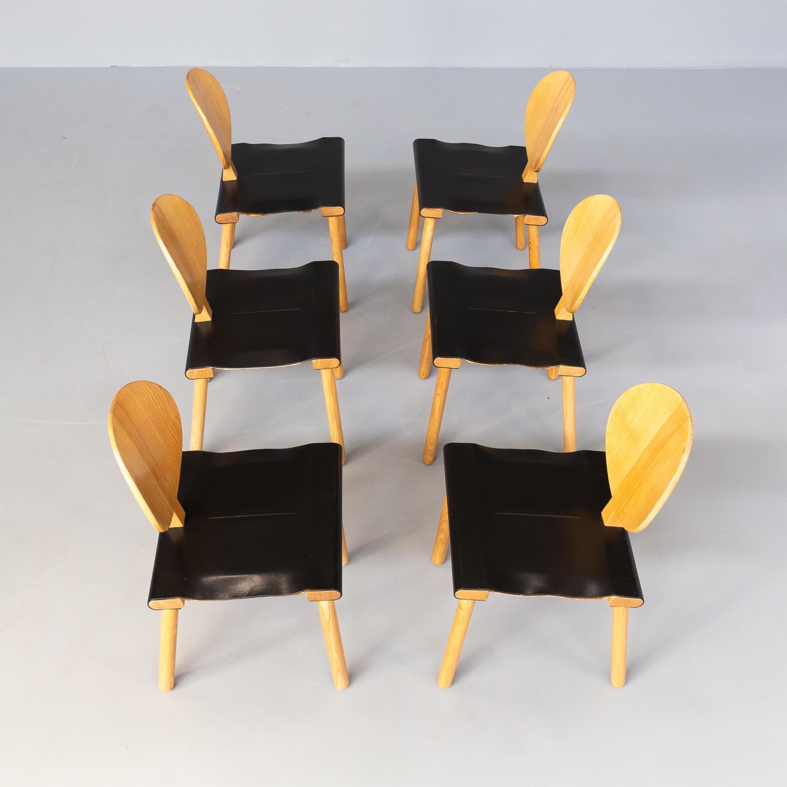 70s Gigi Sabadin ‘fiona’ Chair for Crassevig Set/6 For Sale 2