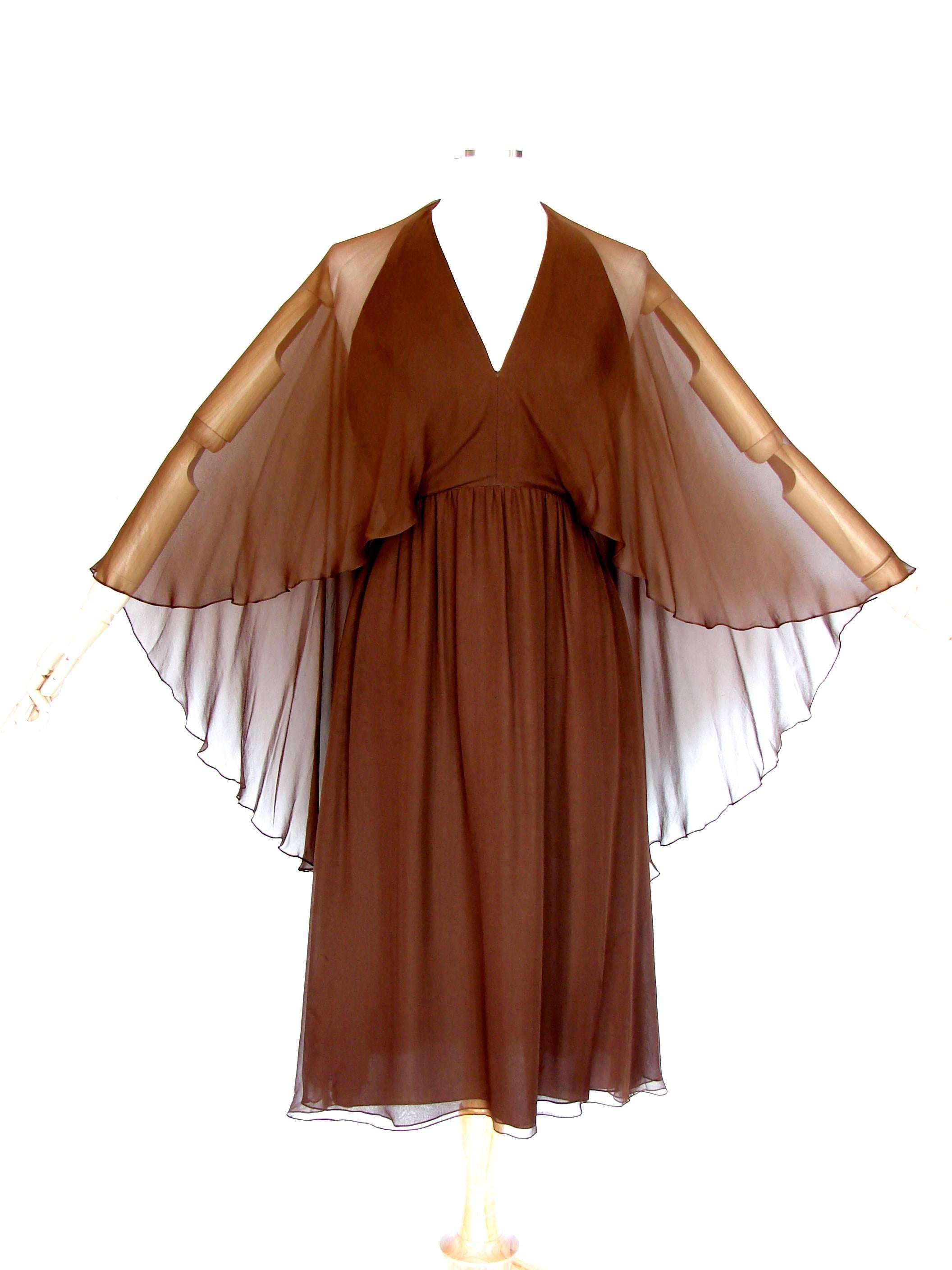 dress with shawl attached