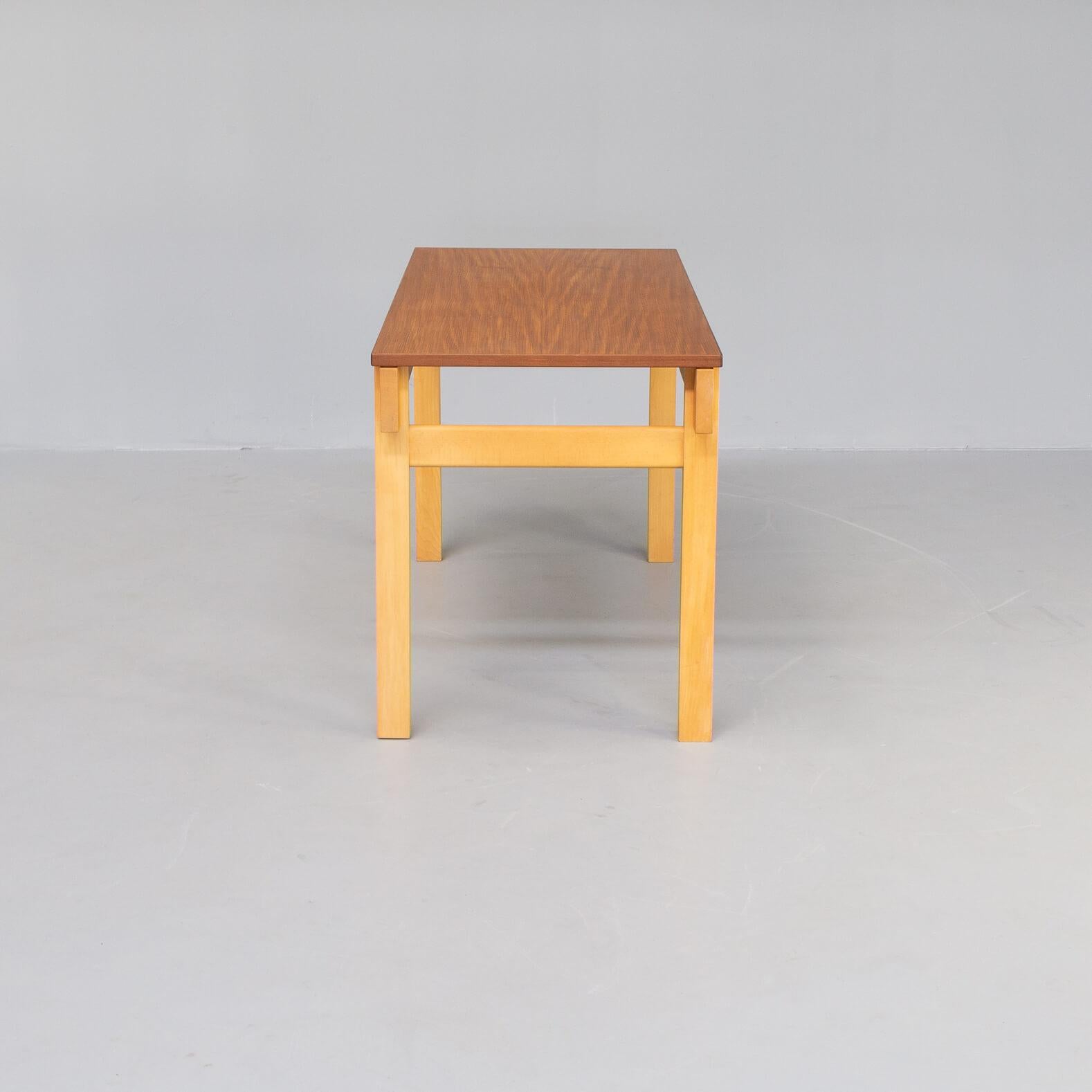 Mid-Century Modern 70s Hans Wegner Table Desk for Andreas Tuck For Sale