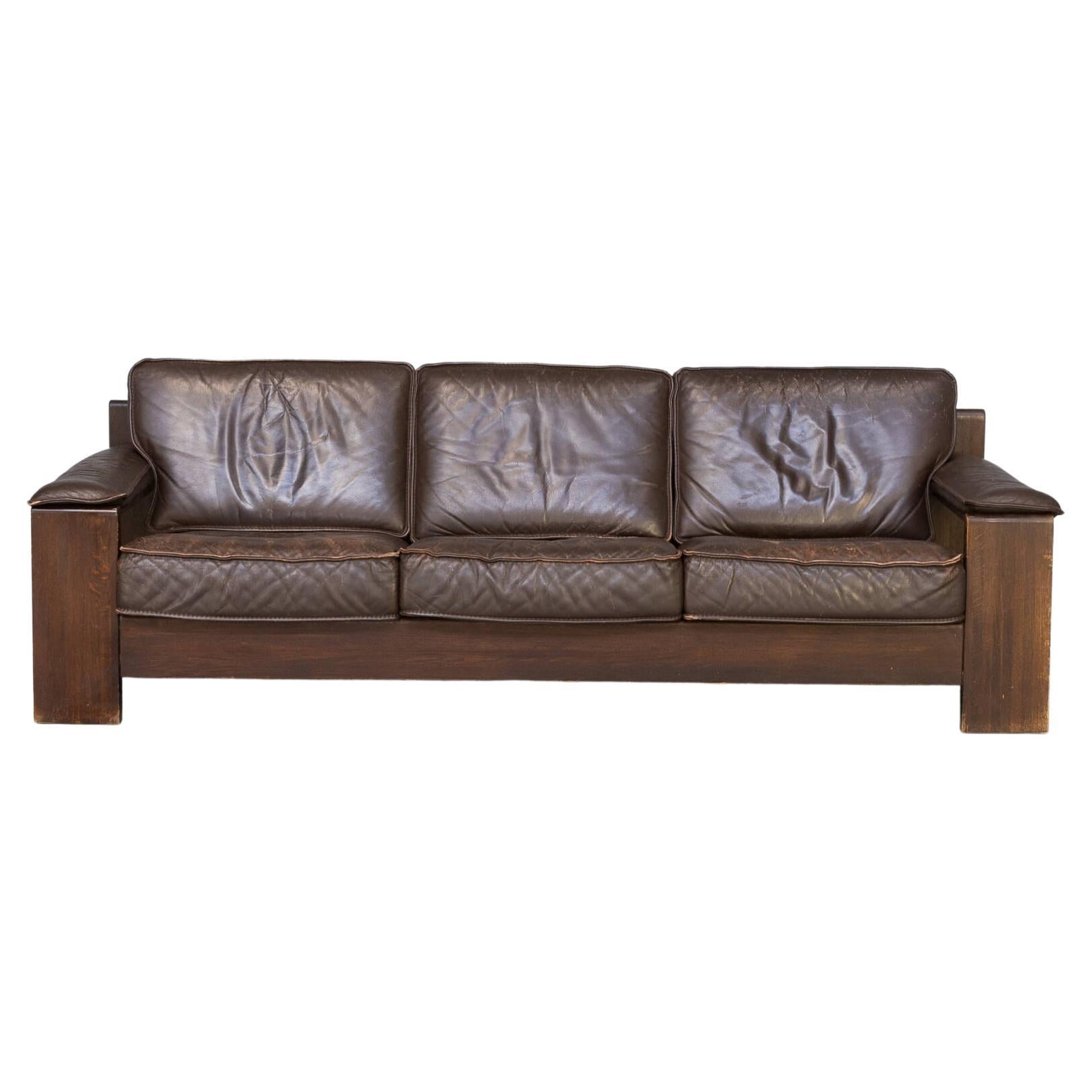 70s Harry de Groot ‘757’ Three Seat Sofa for Leolux For Sale