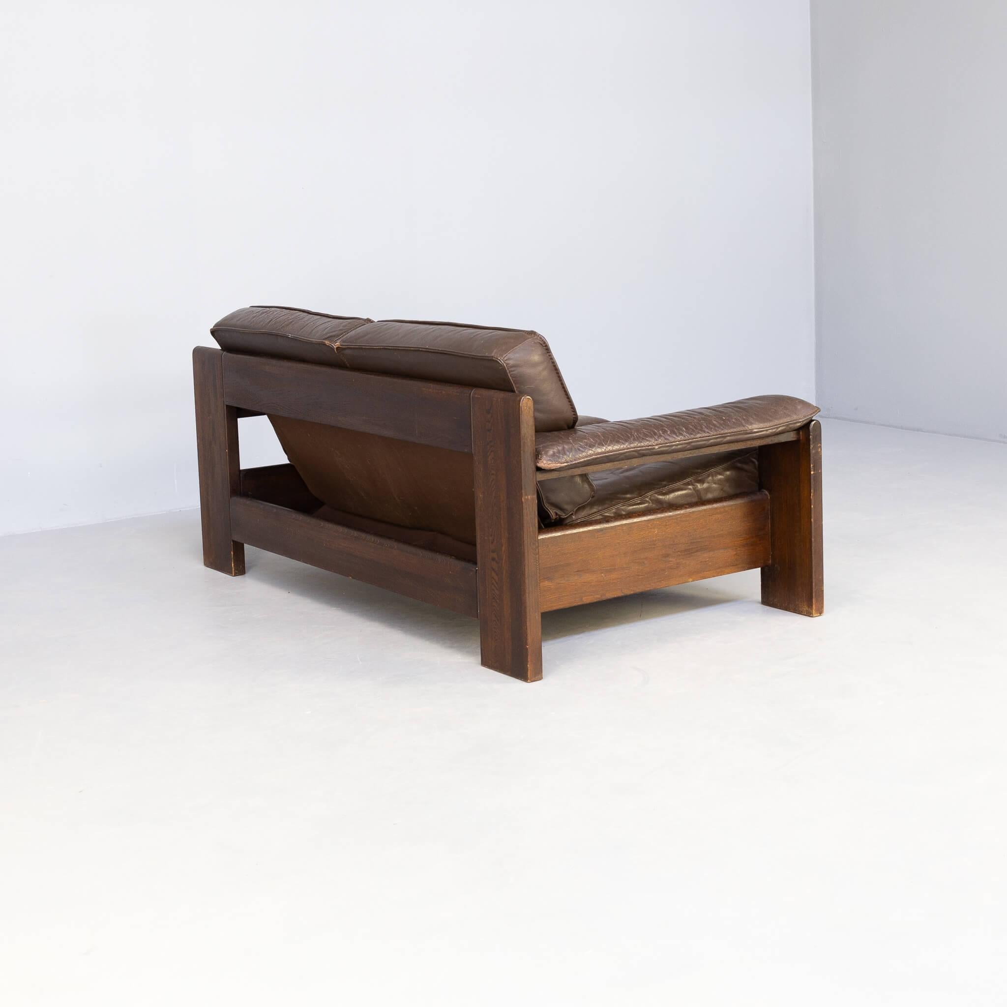 20th Century 70s Harry de Groot ‘757’ Two Seat Sofa for Leolux For Sale