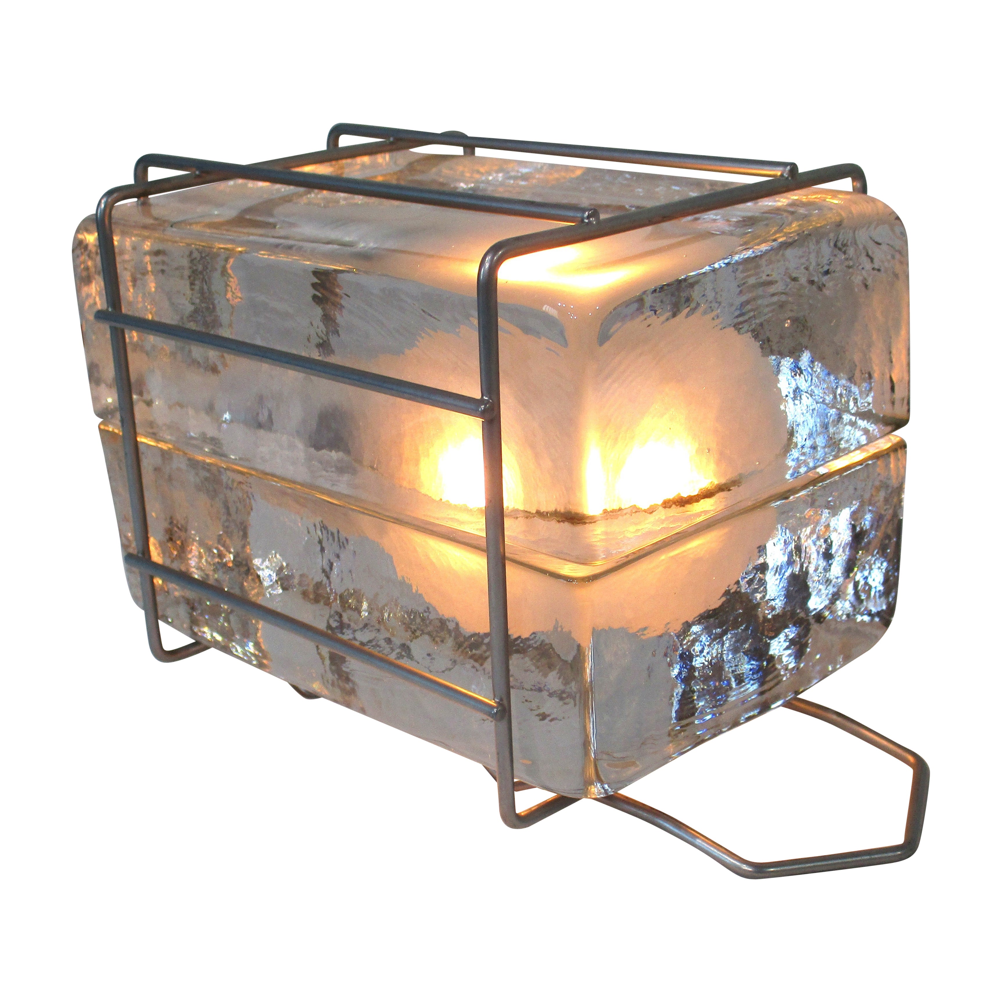 70's Ice Cube Pop Art Table Lamp by Design House Sweden For Sale