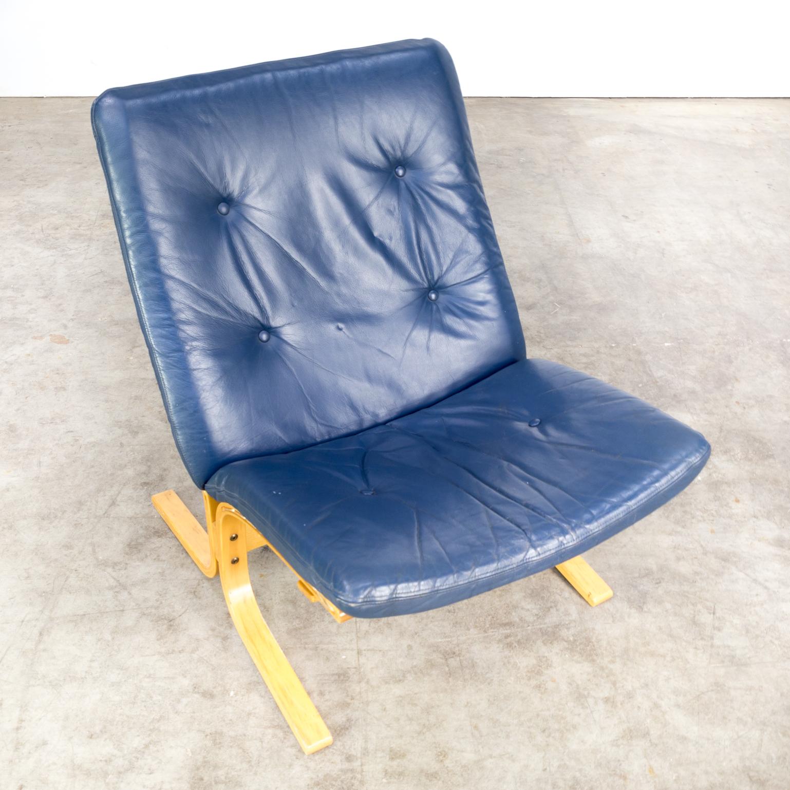 1970s Ingmar Relling ‘Siesta’ Fauteuil for Westnofa Set of 2 and Ottoman For Sale 3