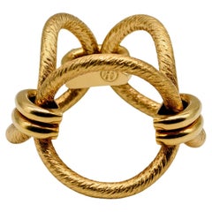 70’s Italian 18 Karat Gold Statement Bracelet