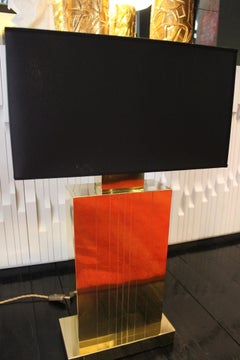 1970 Italian Deco Design Lampes de table entièrement en laiton