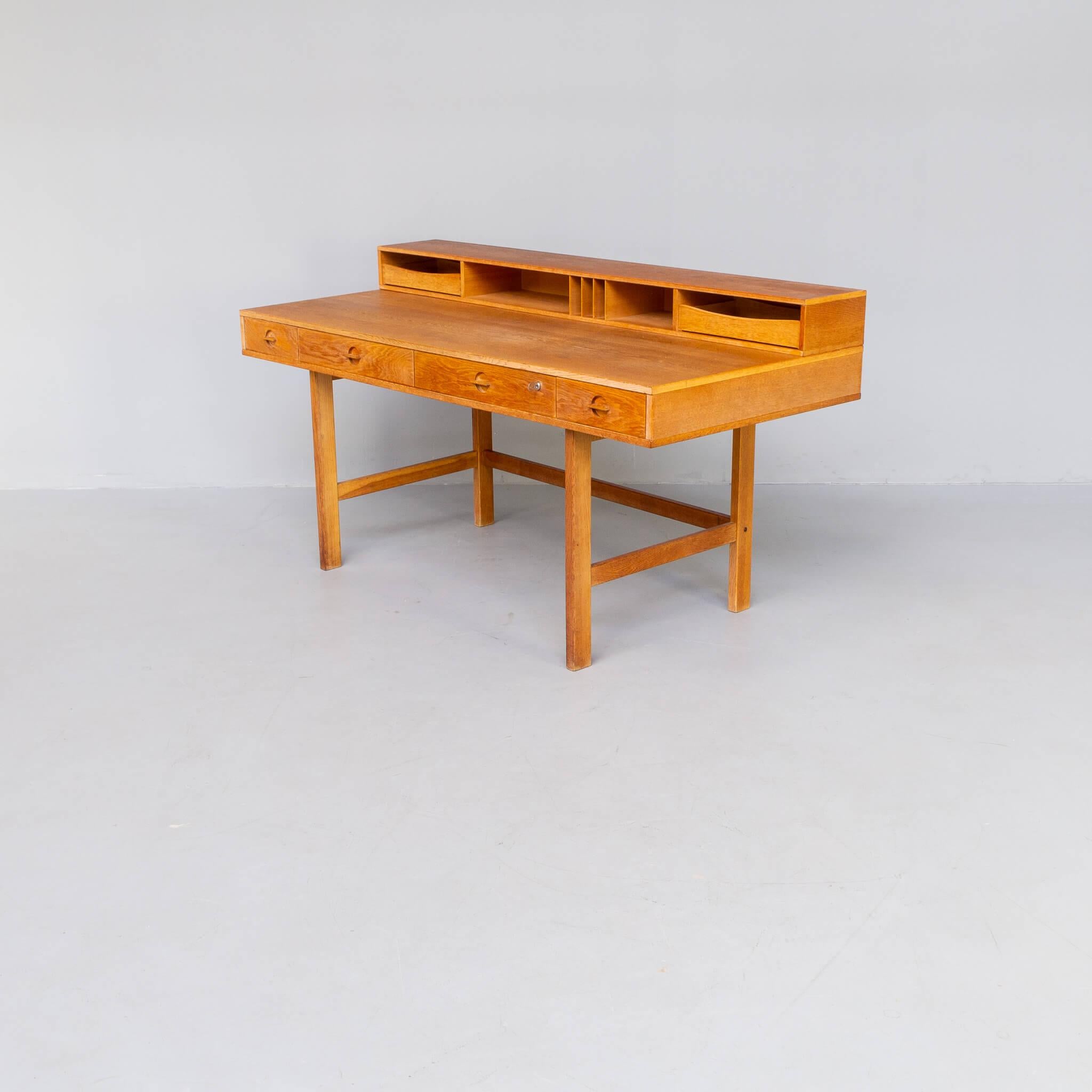 Mid-Century Modern 70s Jens Quistgaard Flip Top Writing Desk for Løvig For Sale