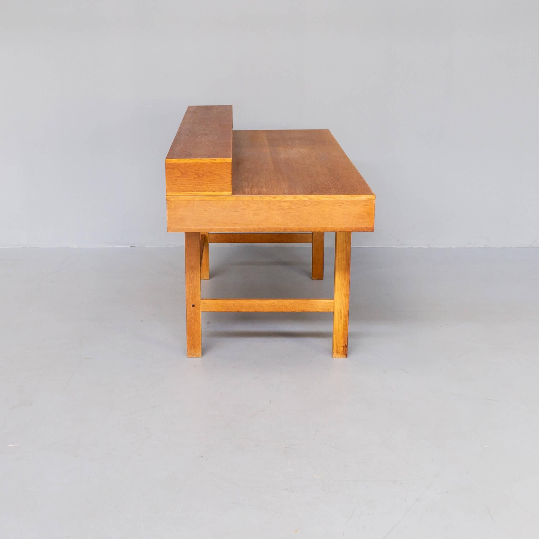 70s Jens Quistgaard Flip Top Writing Desk for Løvig In Good Condition For Sale In Amstelveen, Noord