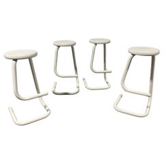 70's K700 Paperclip Counter Stools by Hugh Hamilton & Philip Salmon for Kinetics