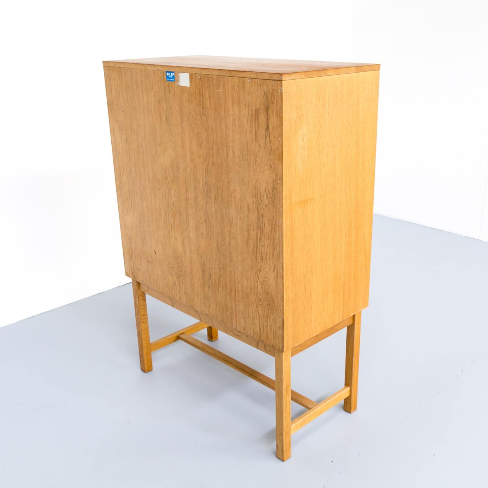 Oak 1970s Kurt Østervig Two-Door Cabinet for KP Mobler