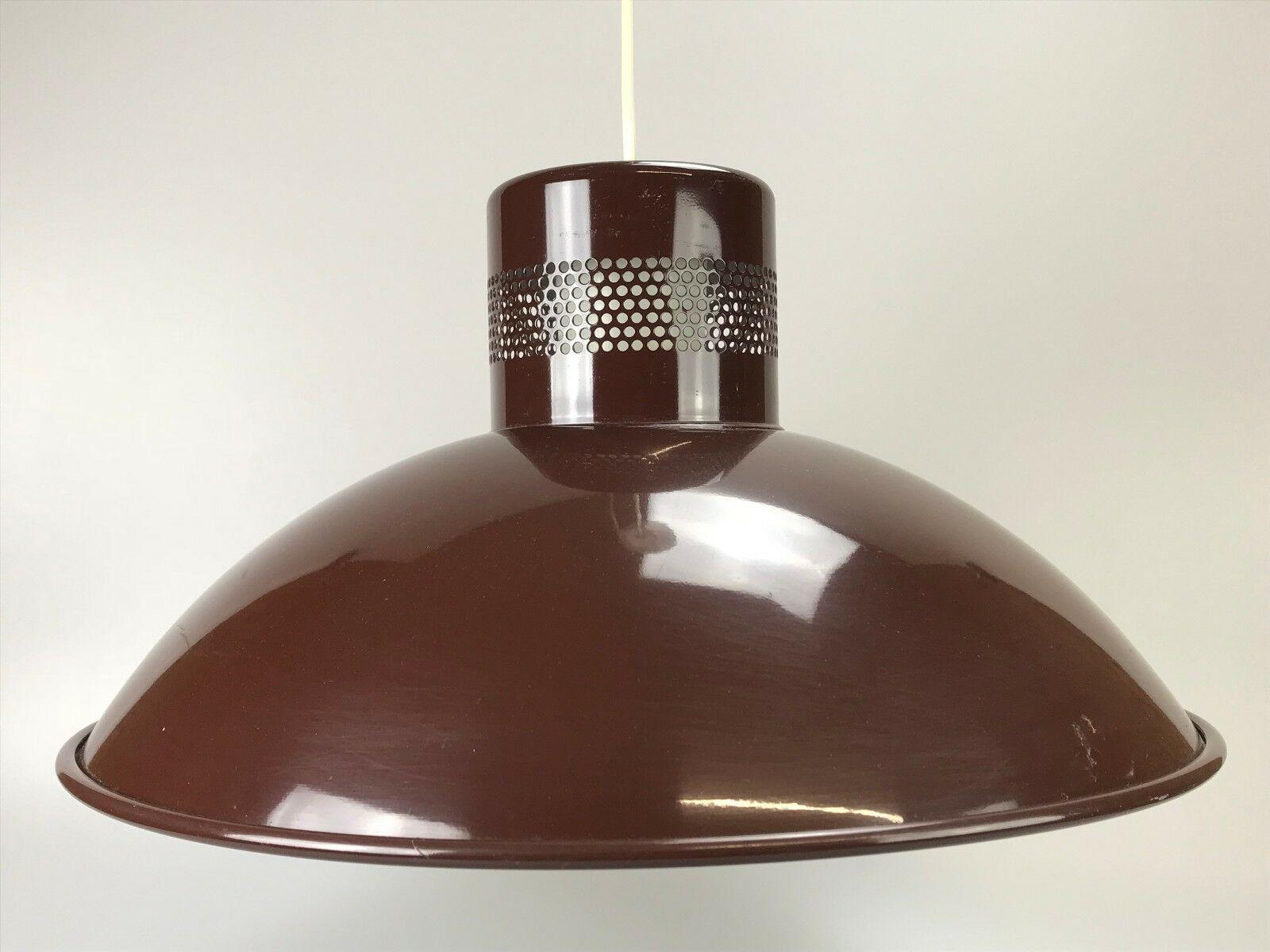 70s Lamp Ceiling Lamp Hanging Lamp Sheet Metal Space Age Design Brown In Good Condition For Sale In Neuenkirchen, NI