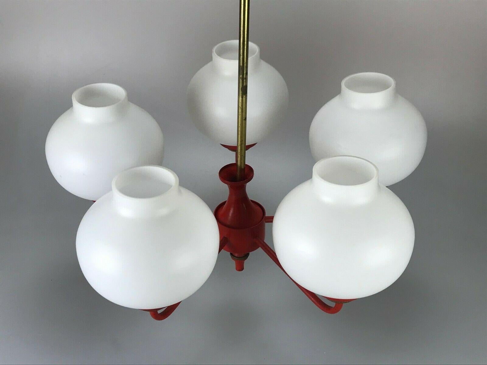 70s Lamp Light Ceiling Lamp Chandelier Ball Lamp Space Age Design In Fair Condition For Sale In Neuenkirchen, NI