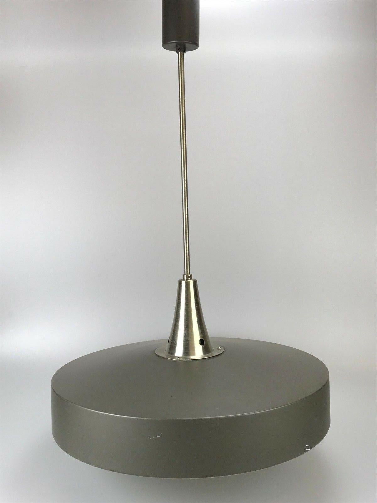 German 70s Lamp Light Ceiling Lamp Metal Hanging Lamp Space Age Design For Sale