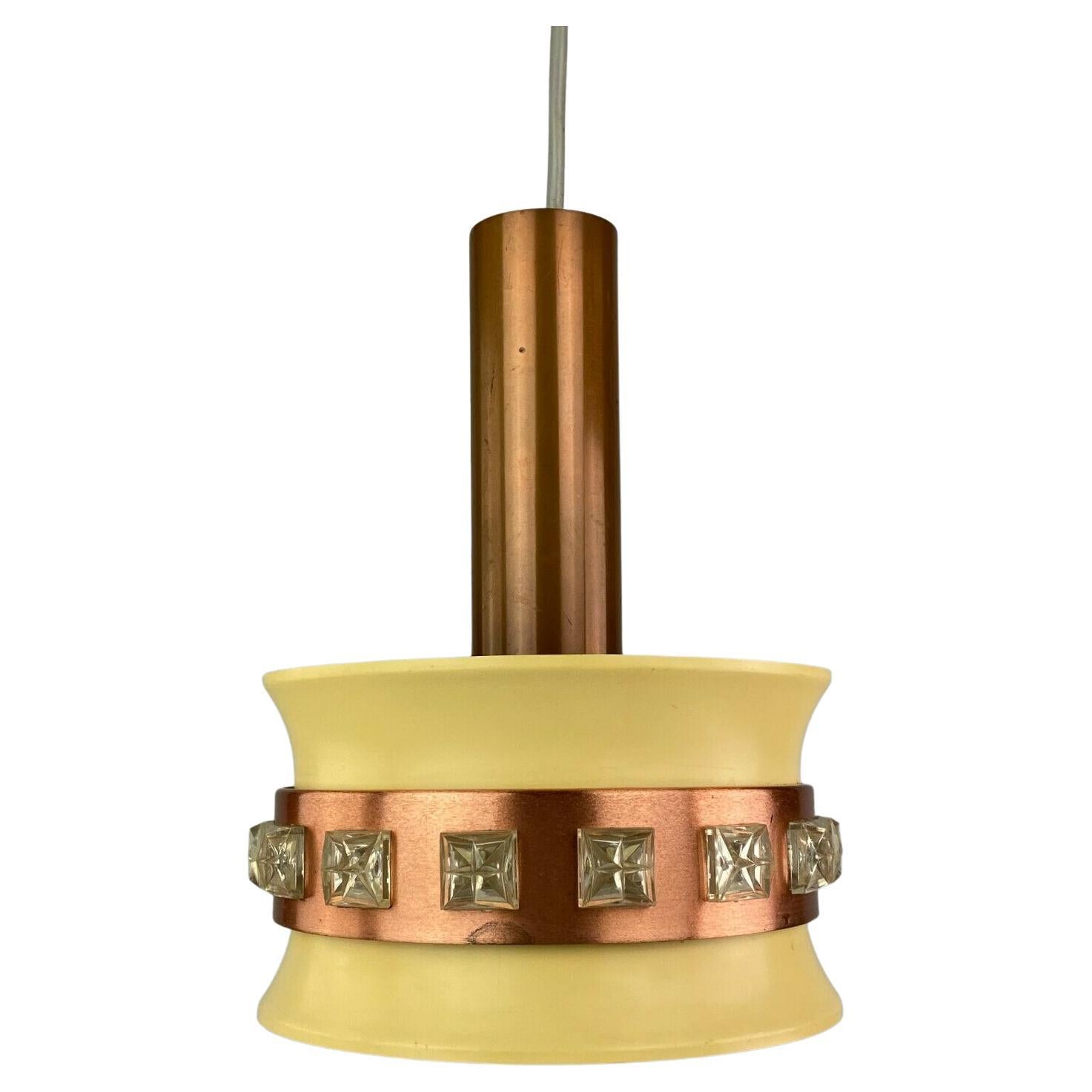 Lampe suspendue des années 70 Lampe de plafond en métal Design Space Age VEB 60s