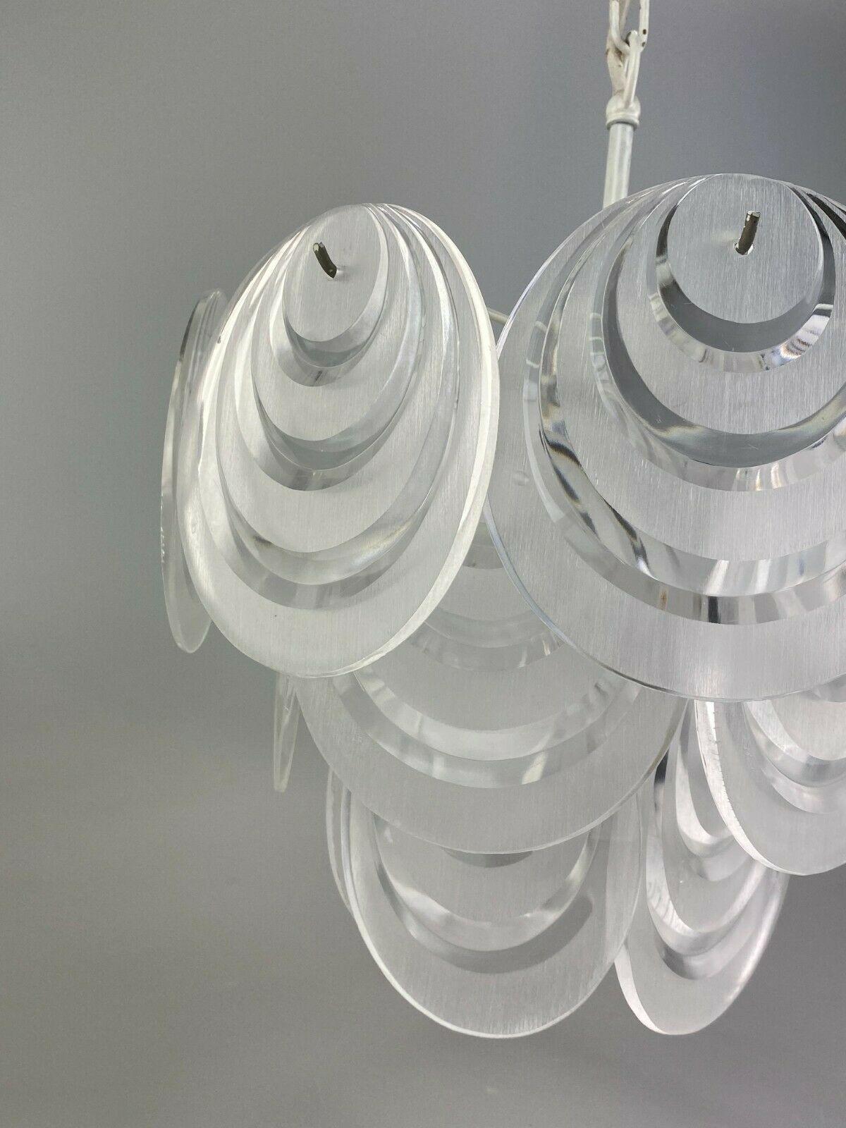 70s Lamp Light Hanging Lamp Ceiling Lamp Space Age Design Plastic For Sale 5