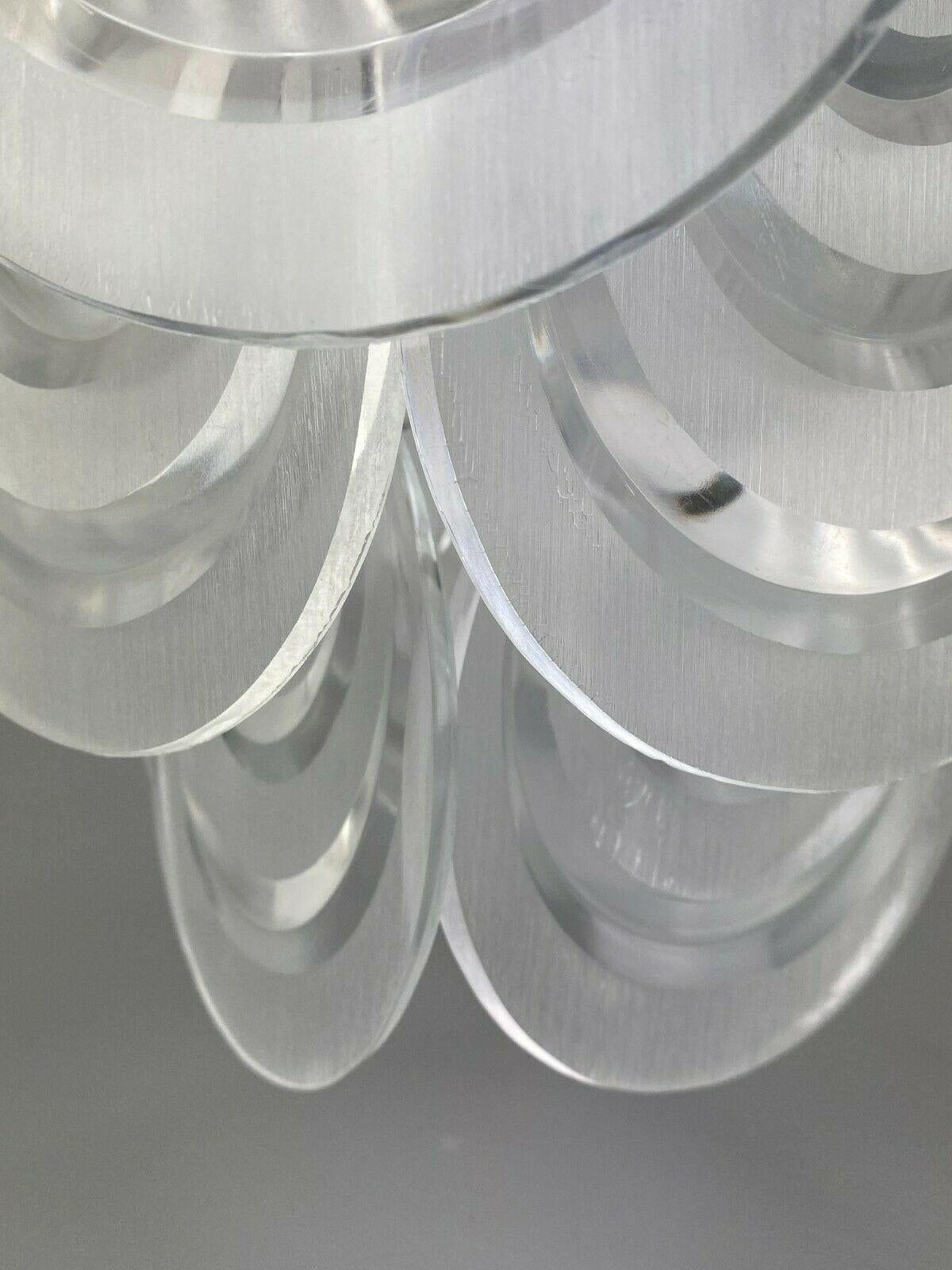 70s Lamp Light Hanging Lamp Ceiling Lamp Space Age Design Plastic For Sale 6