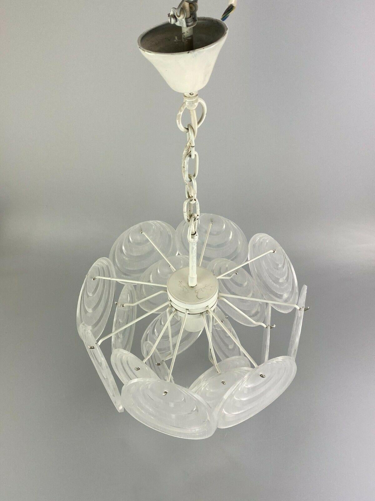 70s Lamp Light Hanging Lamp Ceiling Lamp Space Age Design Plastic For Sale 7