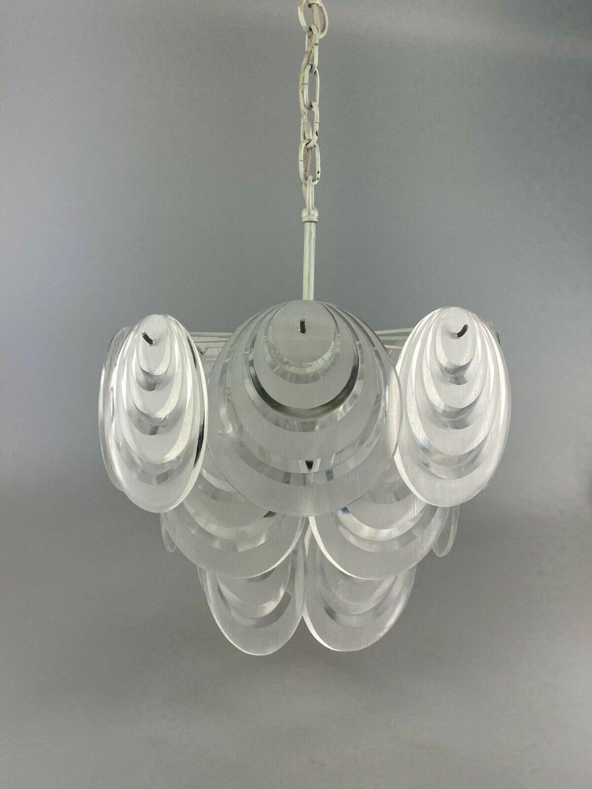 European 70s Lamp Light Hanging Lamp Ceiling Lamp Space Age Design Plastic For Sale