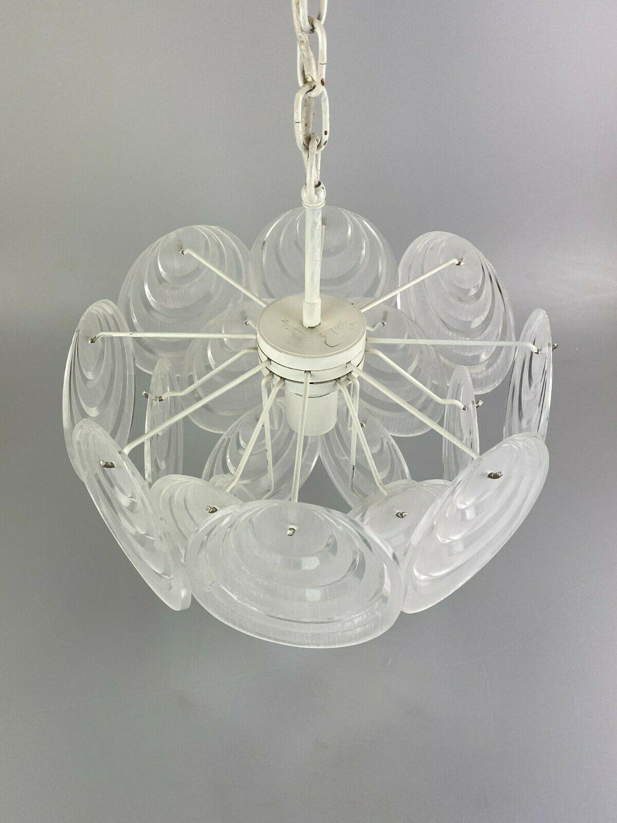 70s Lamp Light Hanging Lamp Ceiling Lamp Space Age Design Plastic In Good Condition For Sale In Neuenkirchen, NI