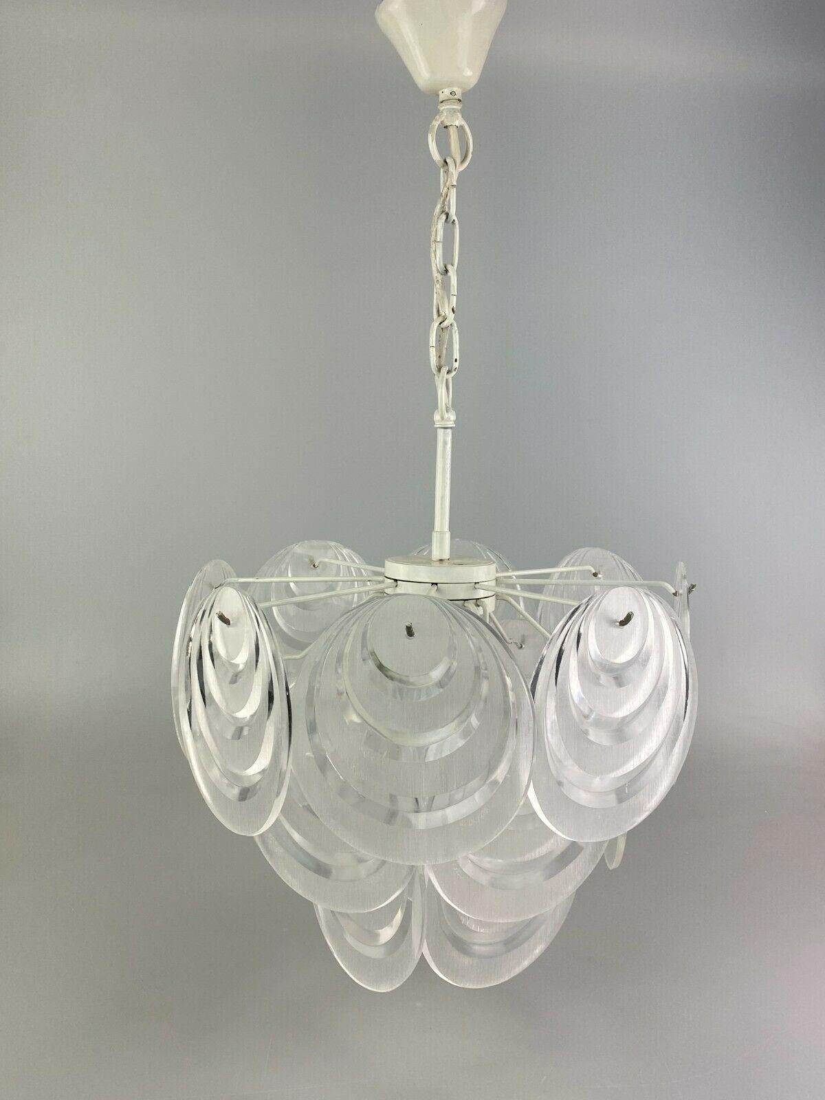 Late 20th Century 70s Lamp Light Hanging Lamp Ceiling Lamp Space Age Design Plastic For Sale
