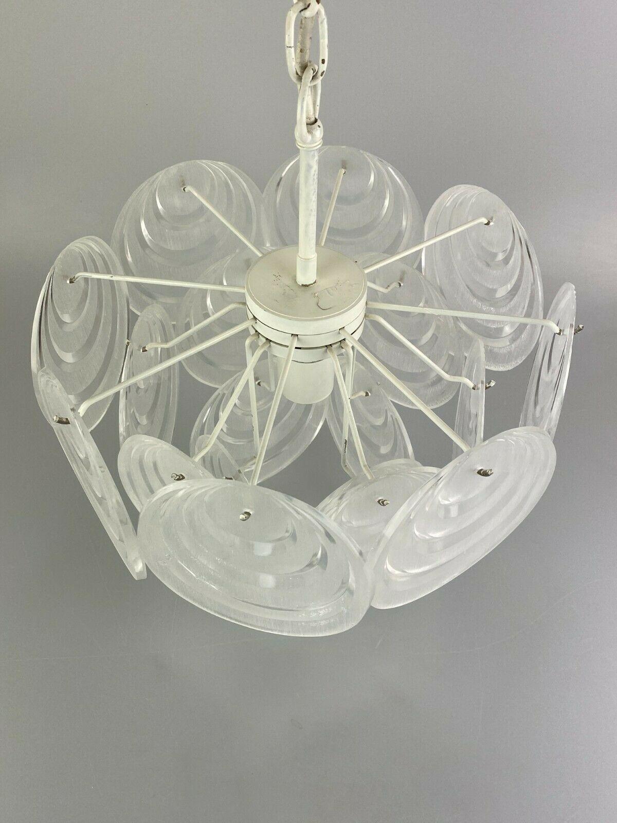 Metal 70s Lamp Light Hanging Lamp Ceiling Lamp Space Age Design Plastic For Sale