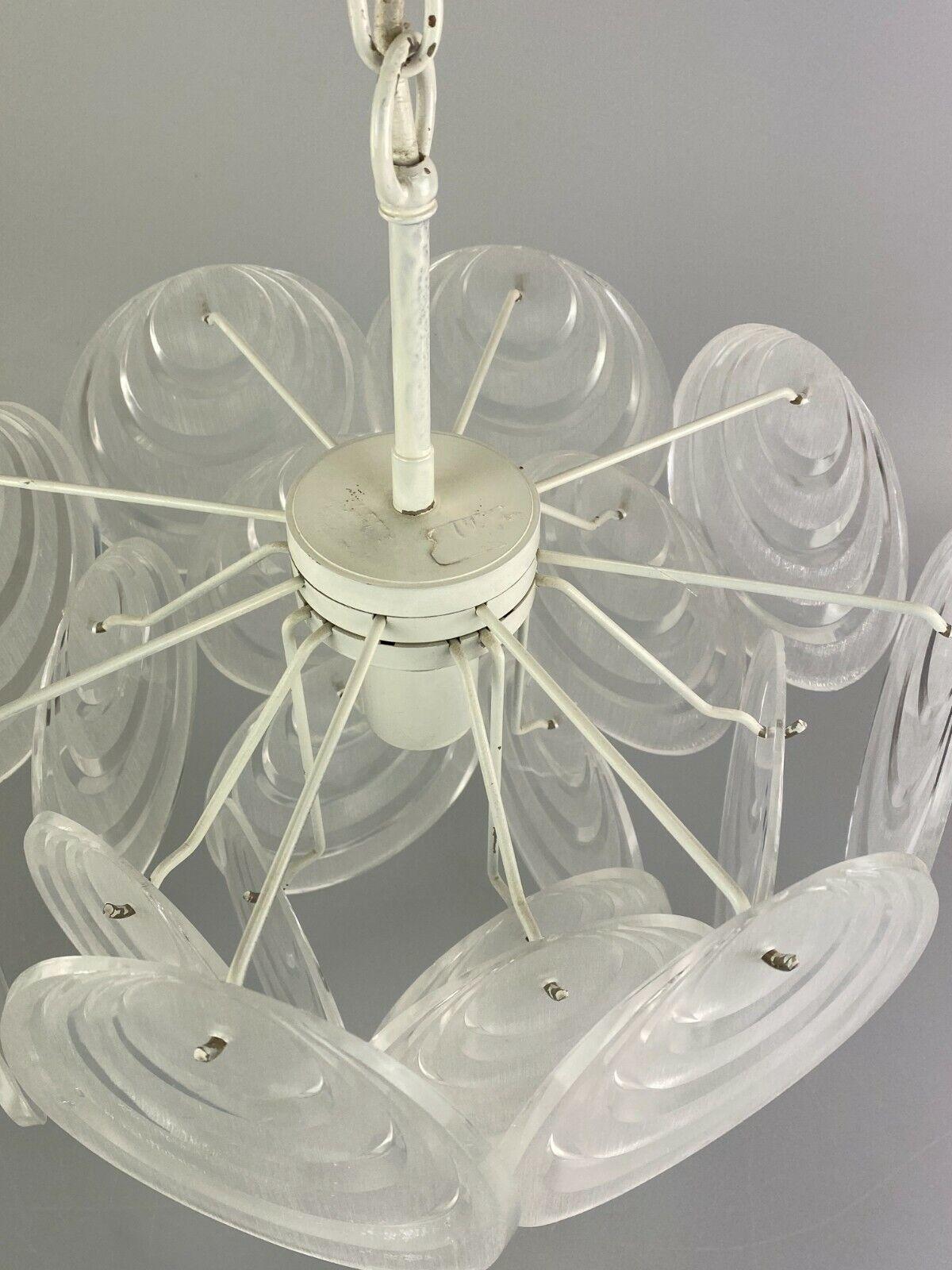 70s Lamp Light Hanging Lamp Ceiling Lamp Space Age Design Plastic For Sale 2