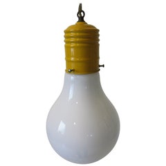 1970s Large Pop Hanging Swag Light Bulb