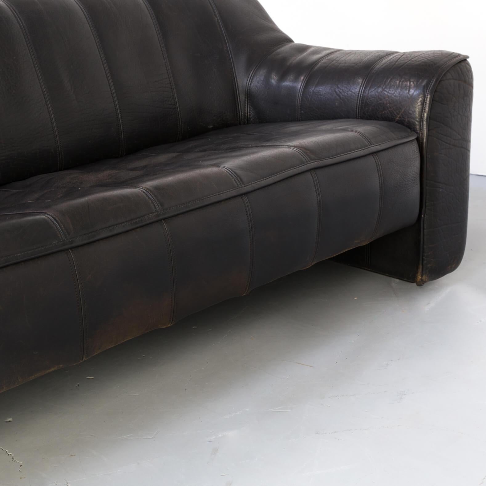 1970s Leather 3-Seat Sofa ‘Model DS 44’ for De Sede 6