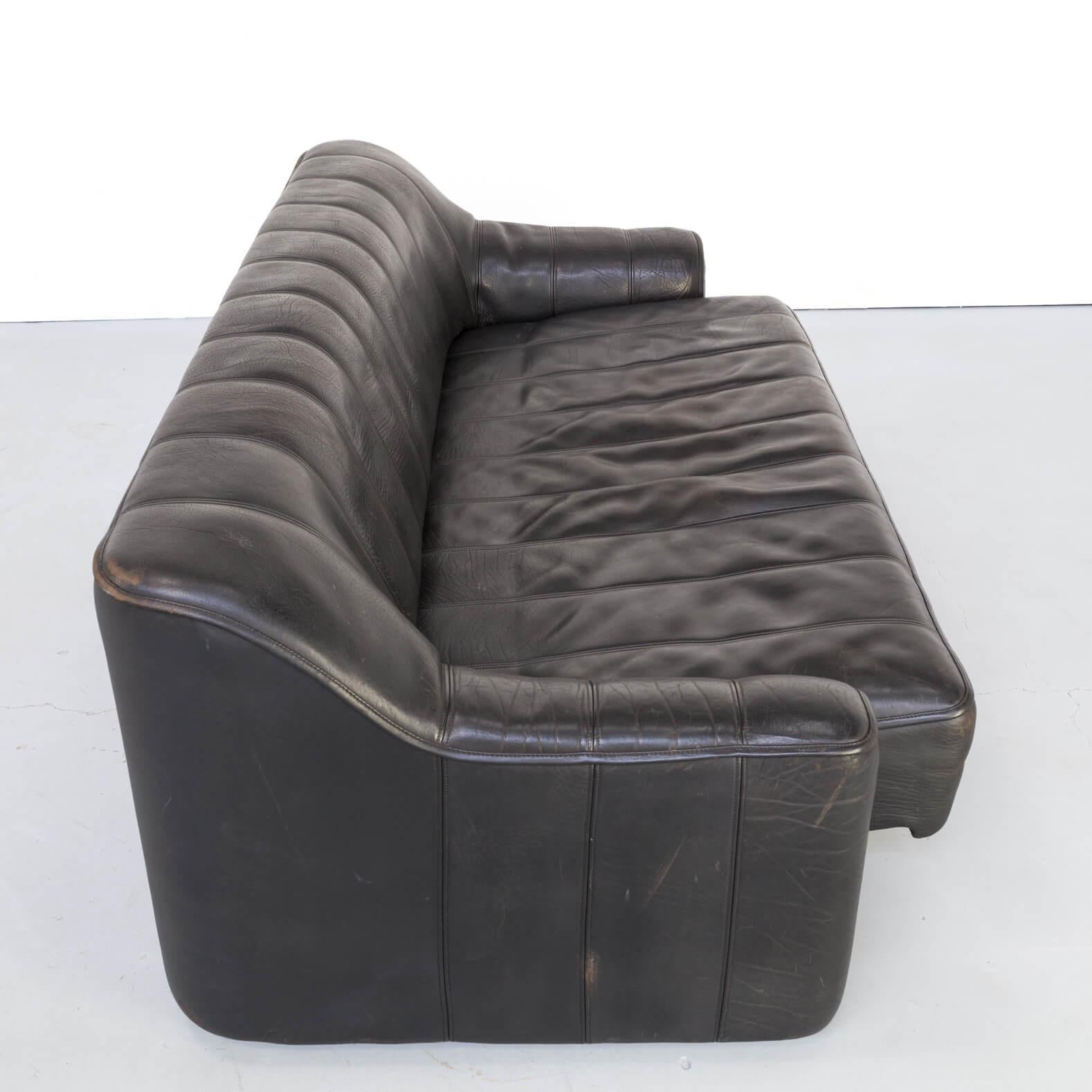 1970s Leather 3-Seat Sofa ‘Model DS 44’ for De Sede 3