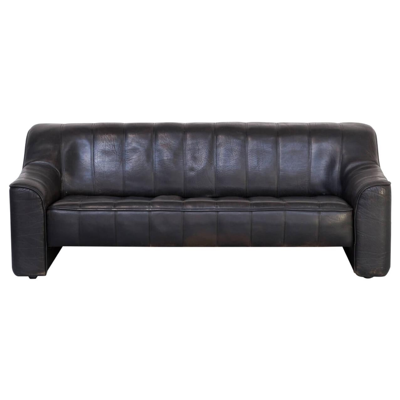 1970s Leather 3-Seat Sofa ‘Model DS 44’ for De Sede