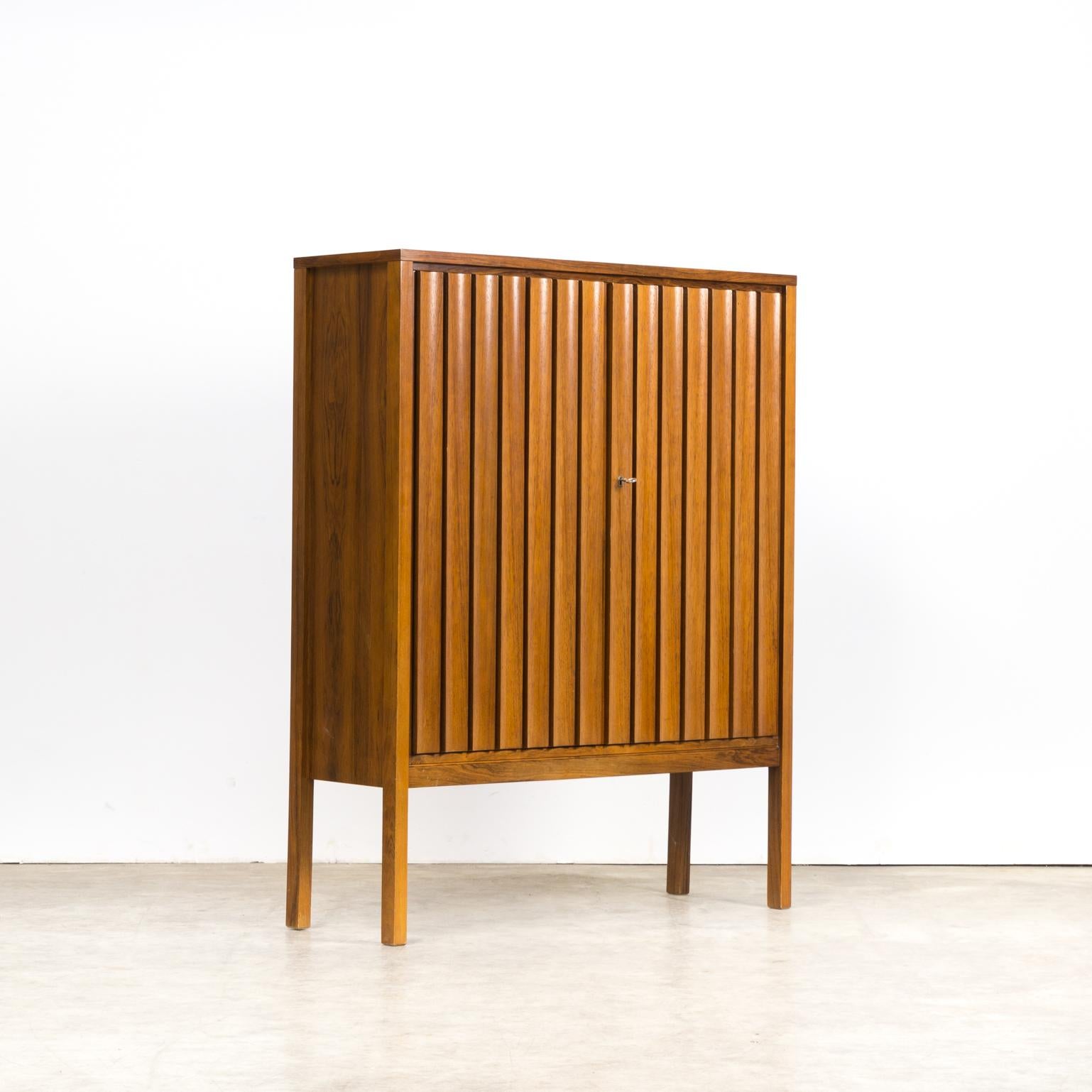 German 1970s Leo Bub Rosewood Cabinet for Bub Wertmöbel For Sale