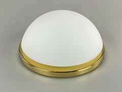 70s Limburg Glashütte Plafoniere Ceiling Lamp Glass Space Design Lamp