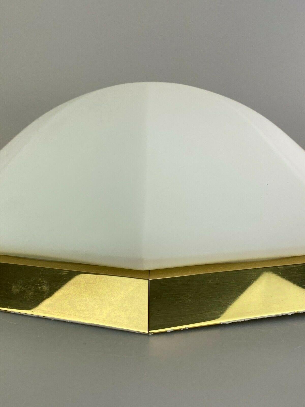 70er Limburg Glashtte Plafoniere Deckenleuchte Glas Space Design Lampe im Angebot 2