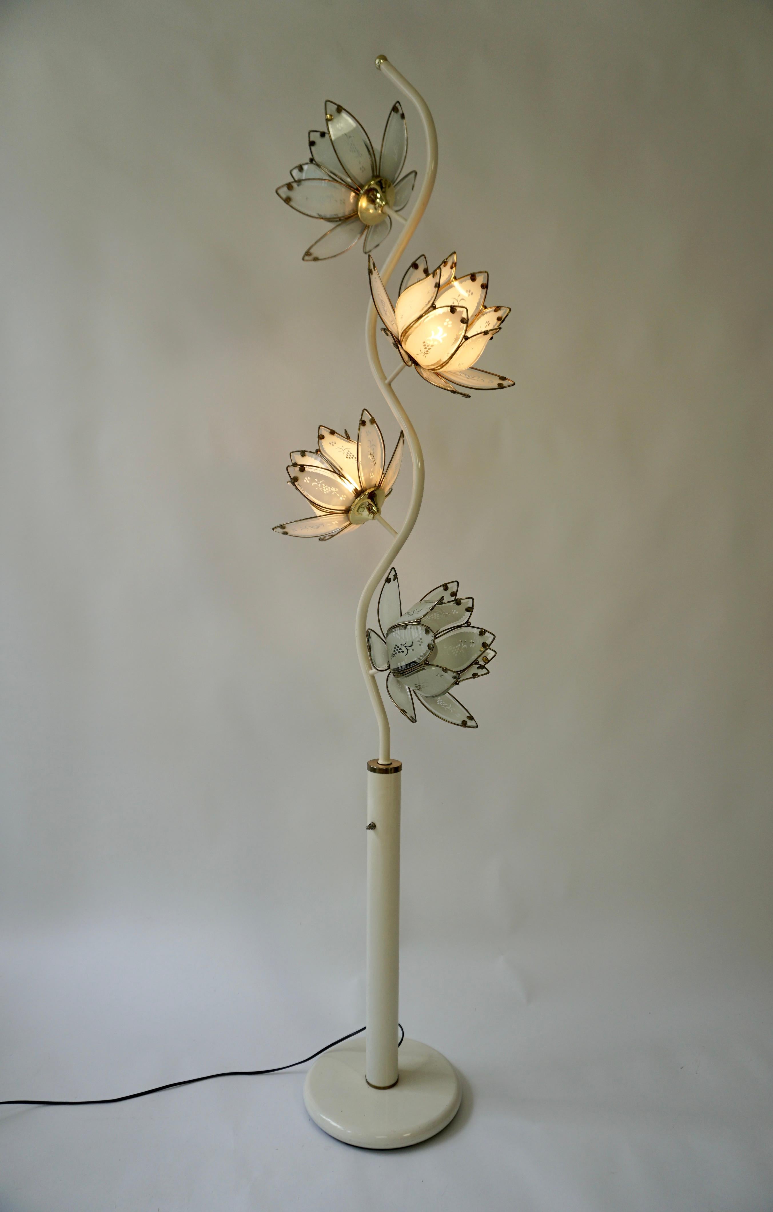 lotus lamp vintage