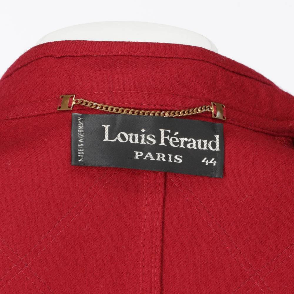 70s Louis Féraud Red Open Jacket 2