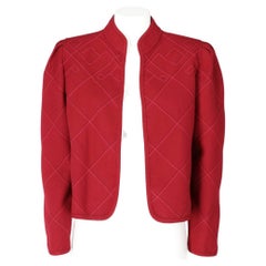 70s Louis Féraud Red Open Jacket