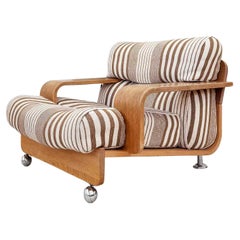70er Jahre Mario Bellini Cassina „Pianura“ Stil Eiche Loungesessel Sessel N. Eilersen