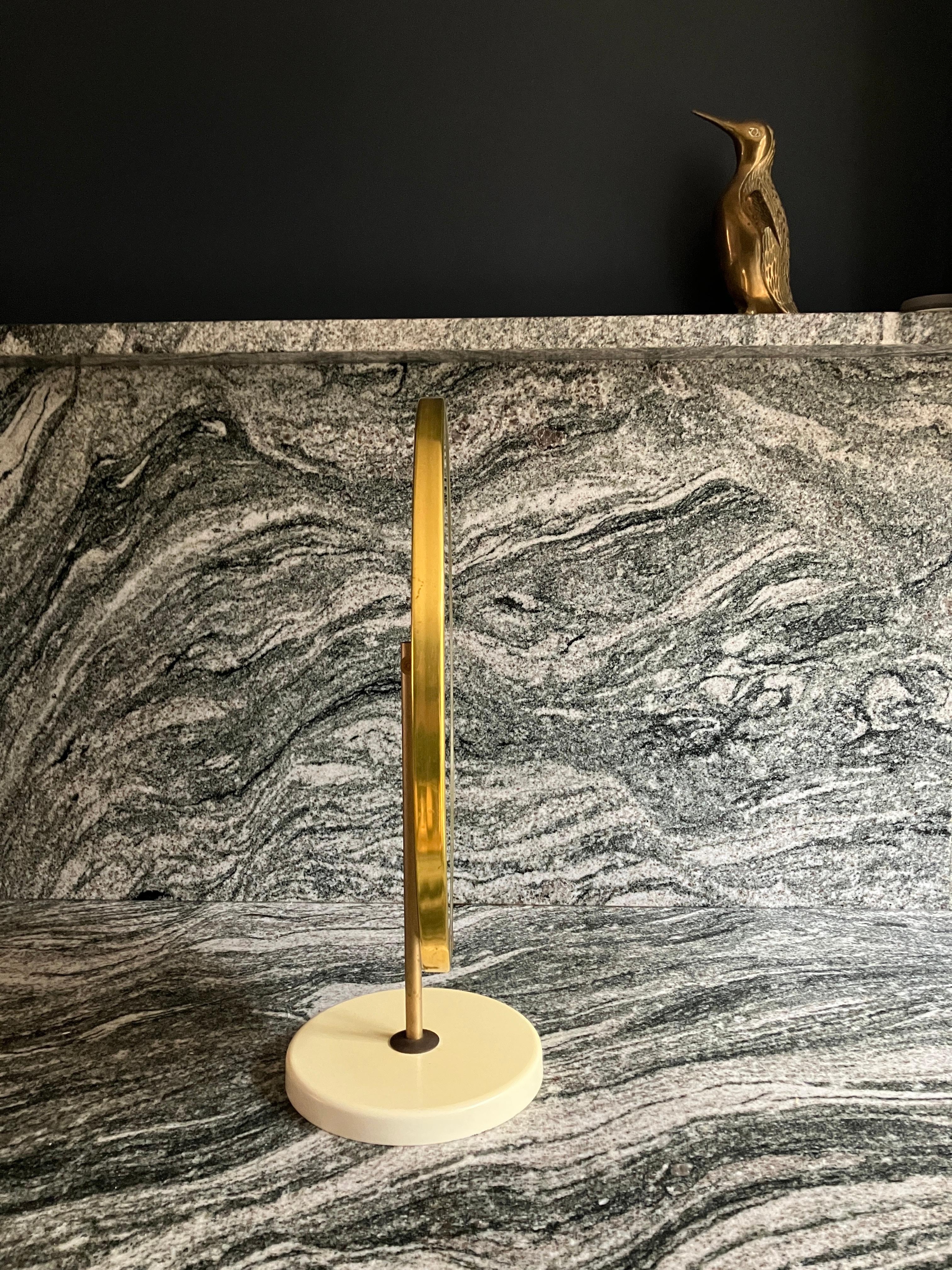 Fin du 20e siècle 70's Mid Century Modern English Vanity Mirror en vente
