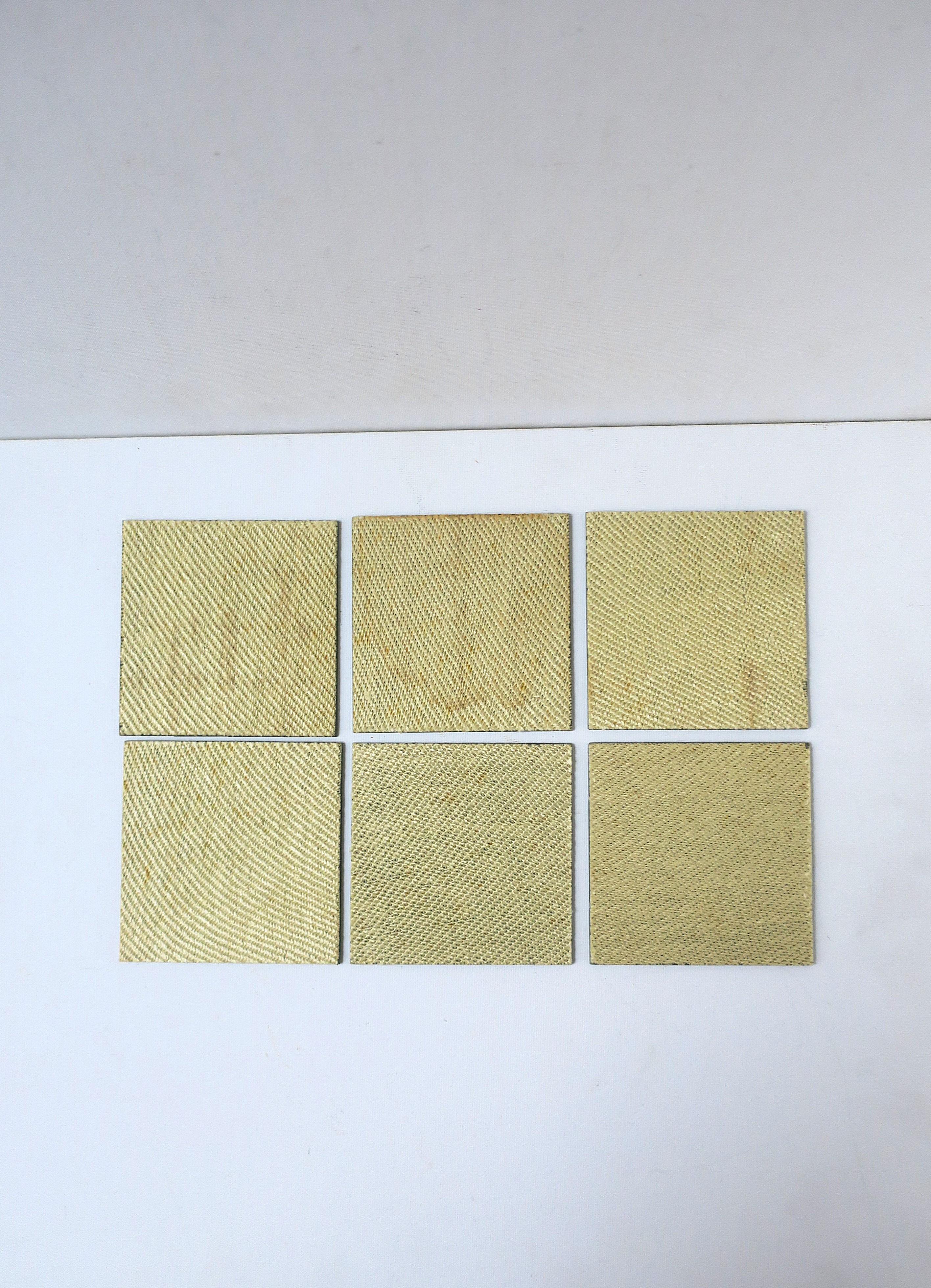 70er Jahre Modern Spiegel Untersetzer im Angebot 5