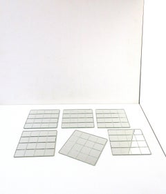 70s Modern Mirror Coasters