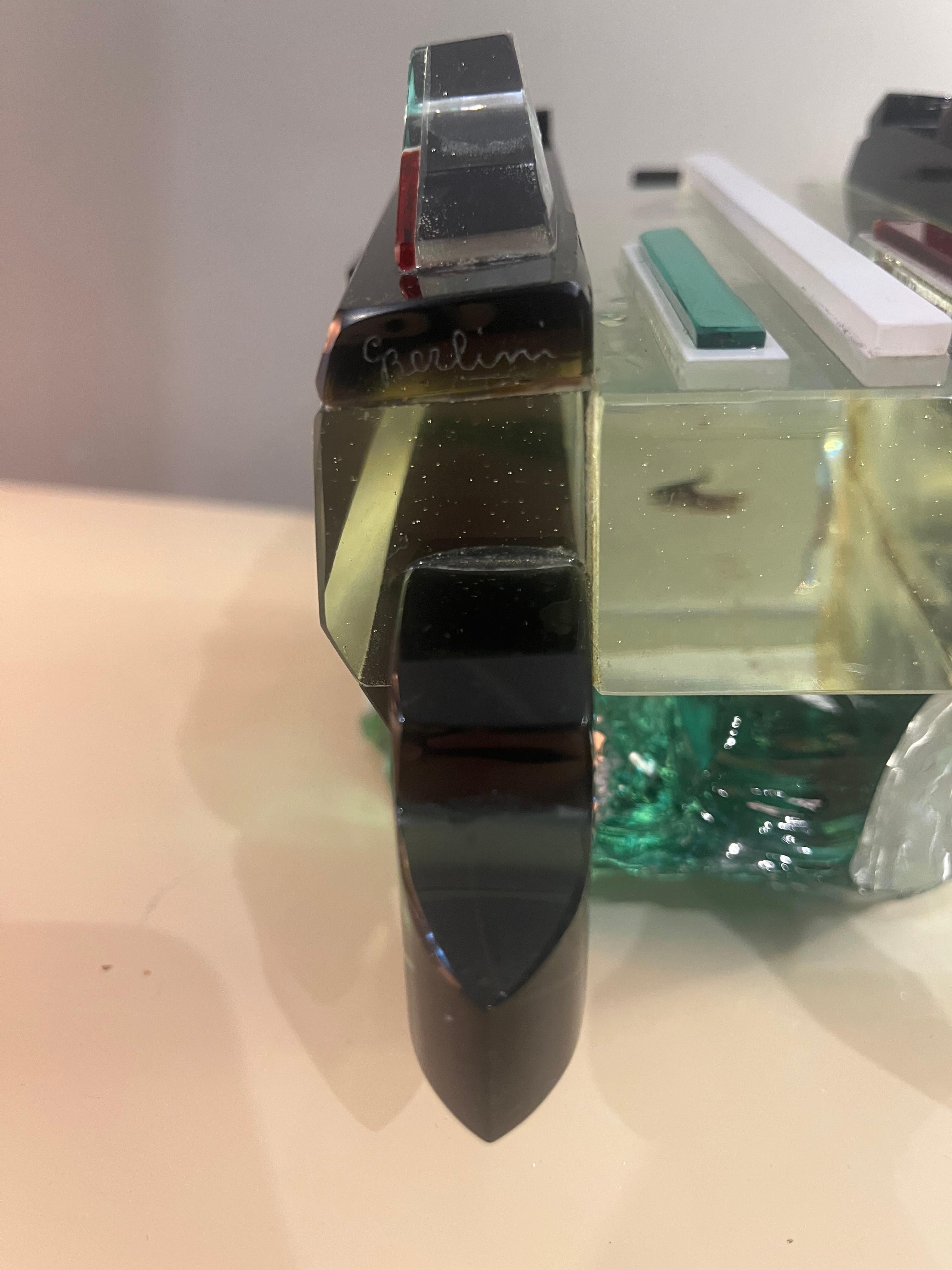sculpture de bateau en verre de Murano des années 70 par Berlini en vente 6