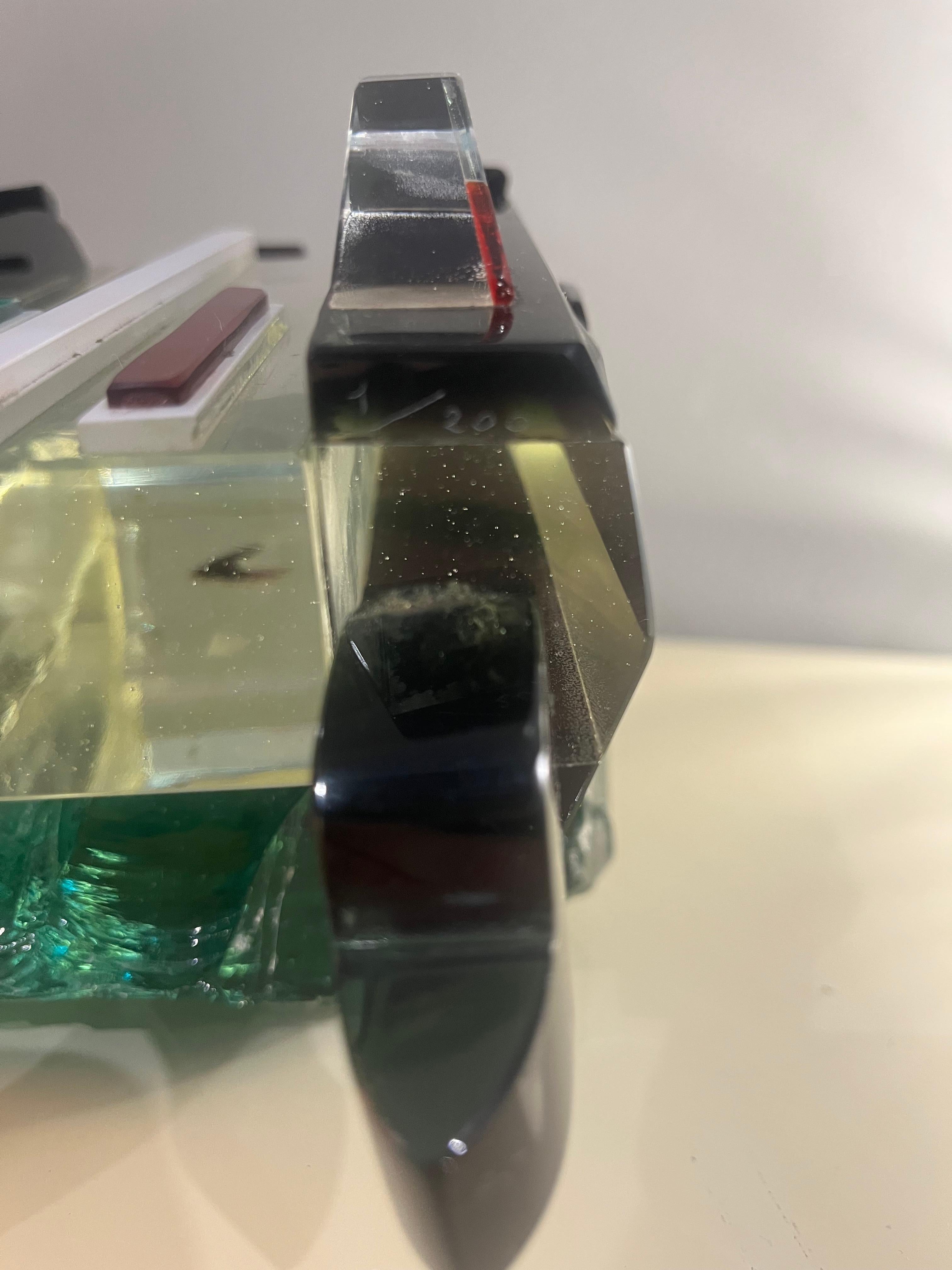 sculpture de bateau en verre de Murano des années 70 par Berlini en vente 7