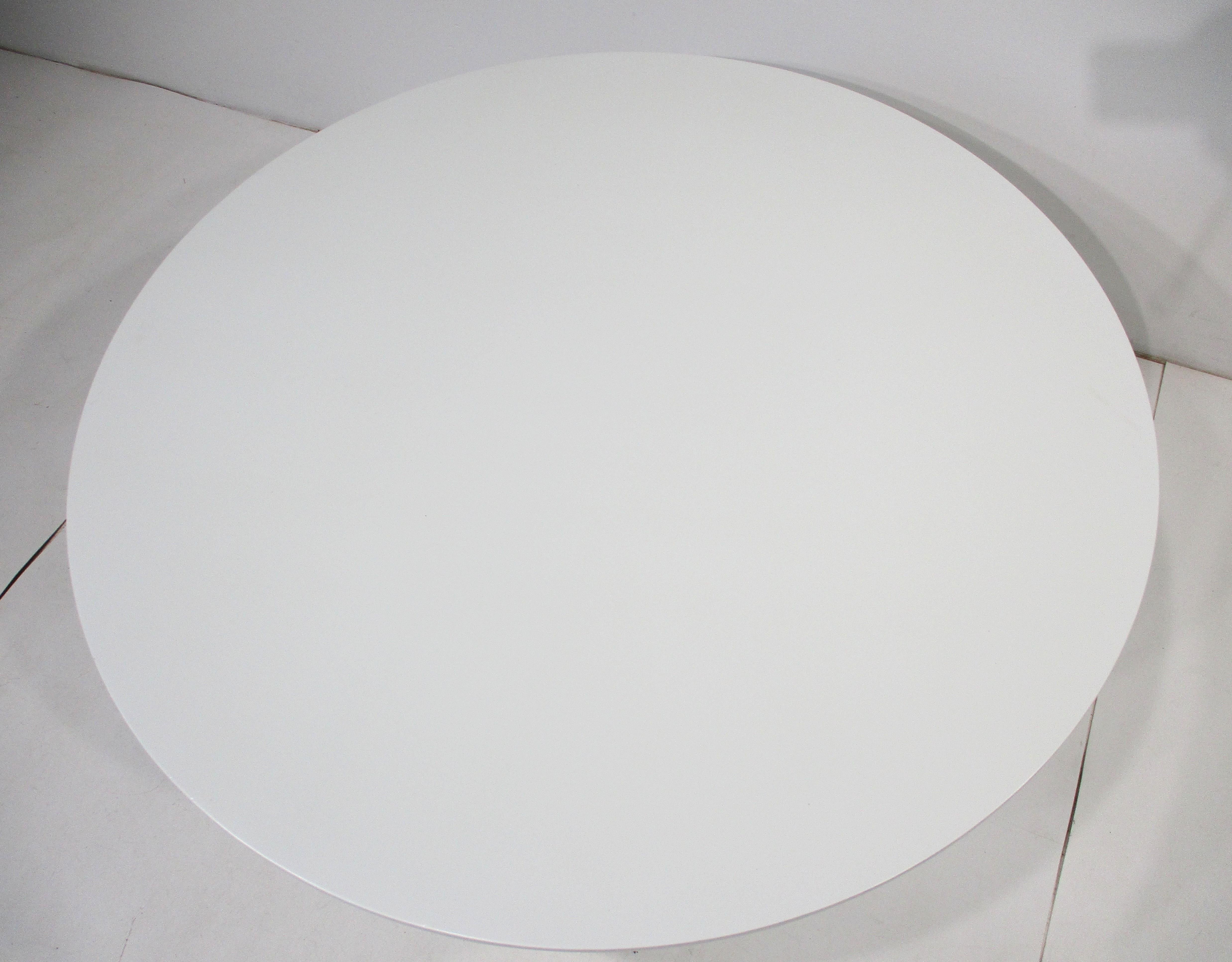 70's Nicos Zographos Styled Chrome / Wood Coffee Table In Good Condition For Sale In Cincinnati, OH