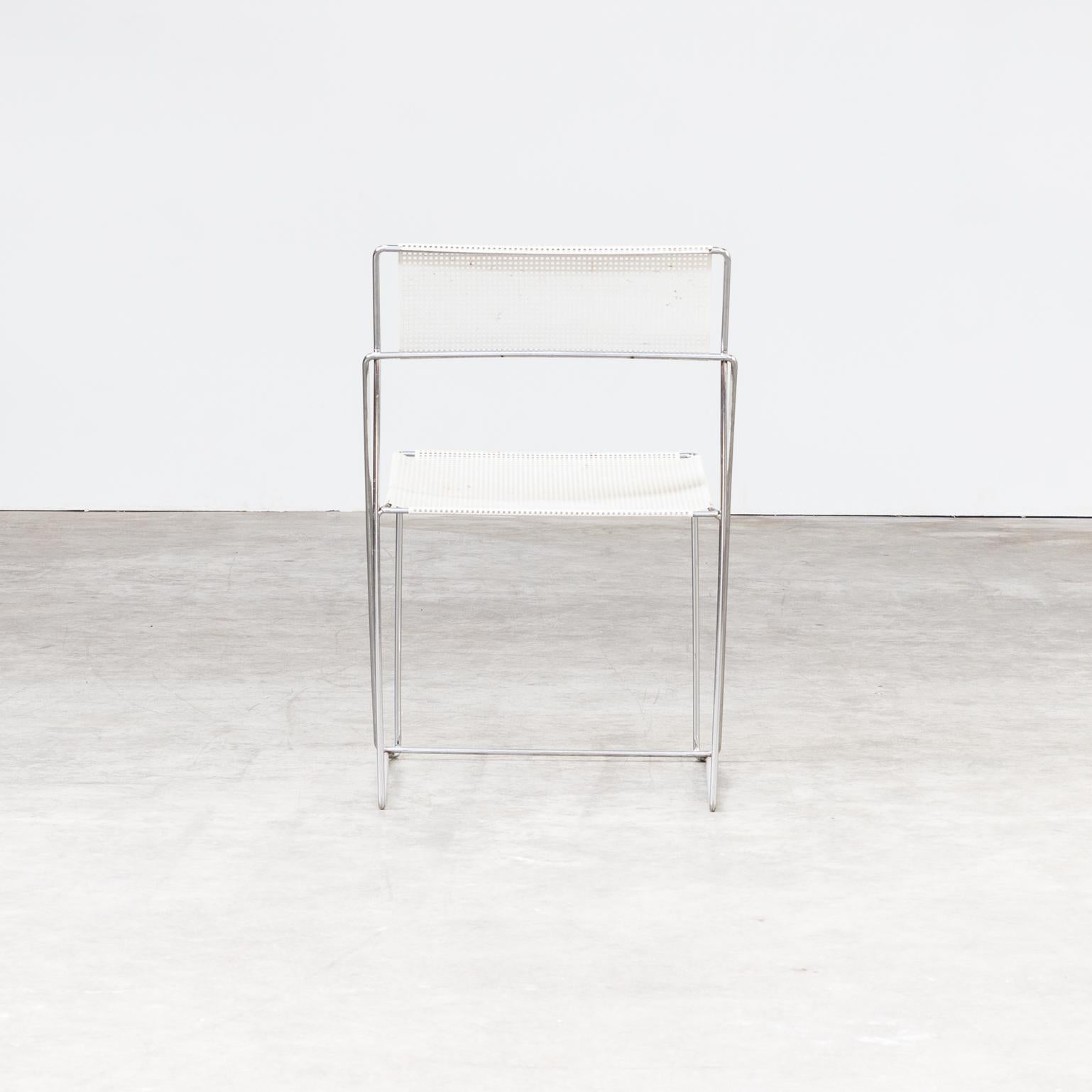 1970s Niels Jorgen Haugesen ‘Nuova’ Stackable Chairs for Hybodan Set of 6 For Sale 4