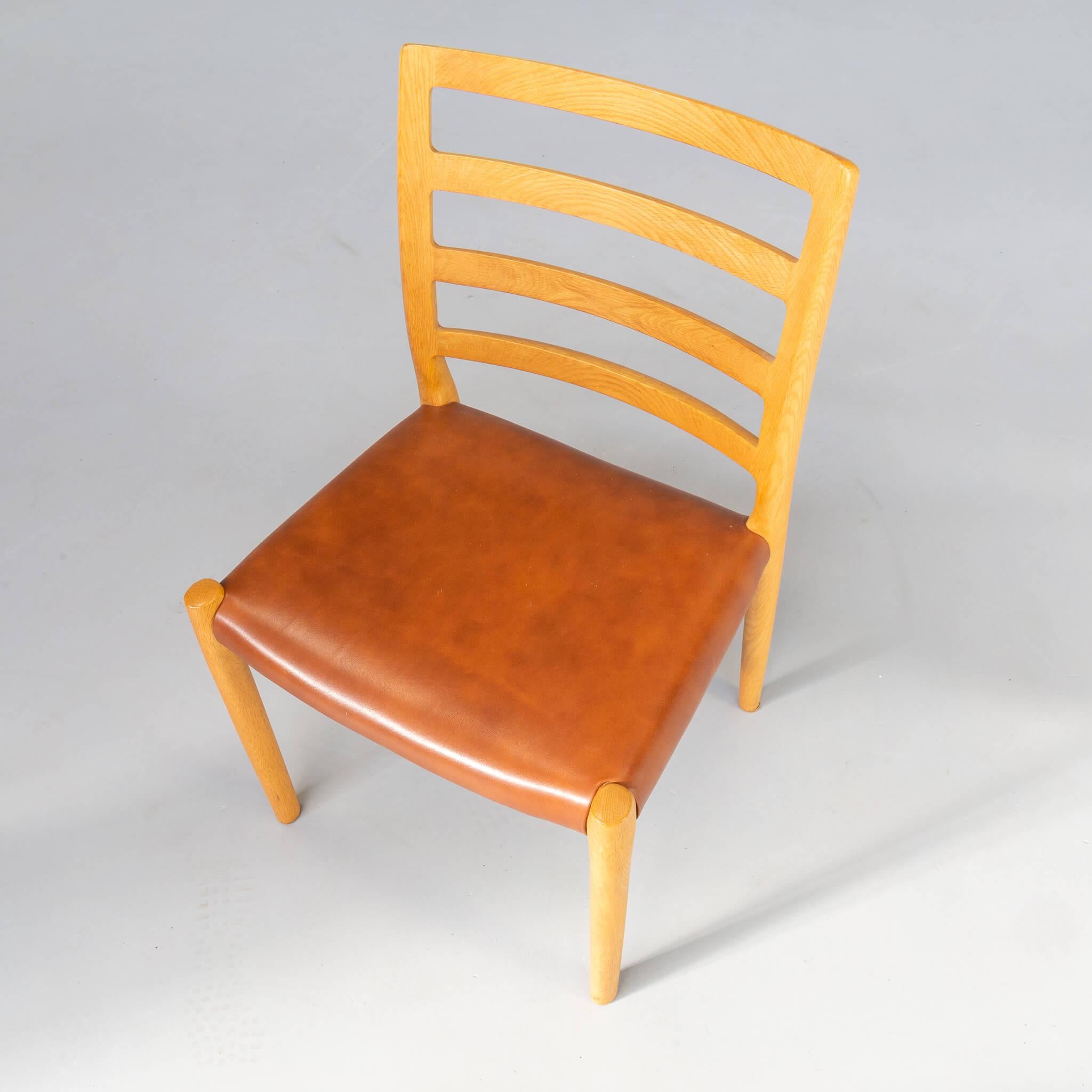 1970s Niels Otto Møller ‘Model 85’ Dining Chair for Jl Møllers Møbelfabrik Set/6 For Sale 4