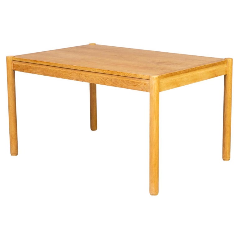 70s Oak Veneer Dining Table by Vico Magistretti For Sale at 1stDibs