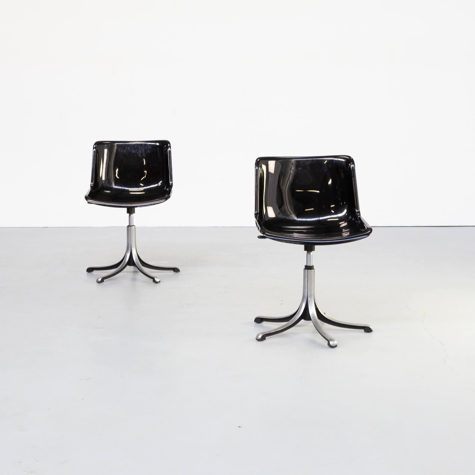 Mid-Century Modern 70s Osvaldo Borsani ‘modus’ Desk Chair for Tecno For Sale