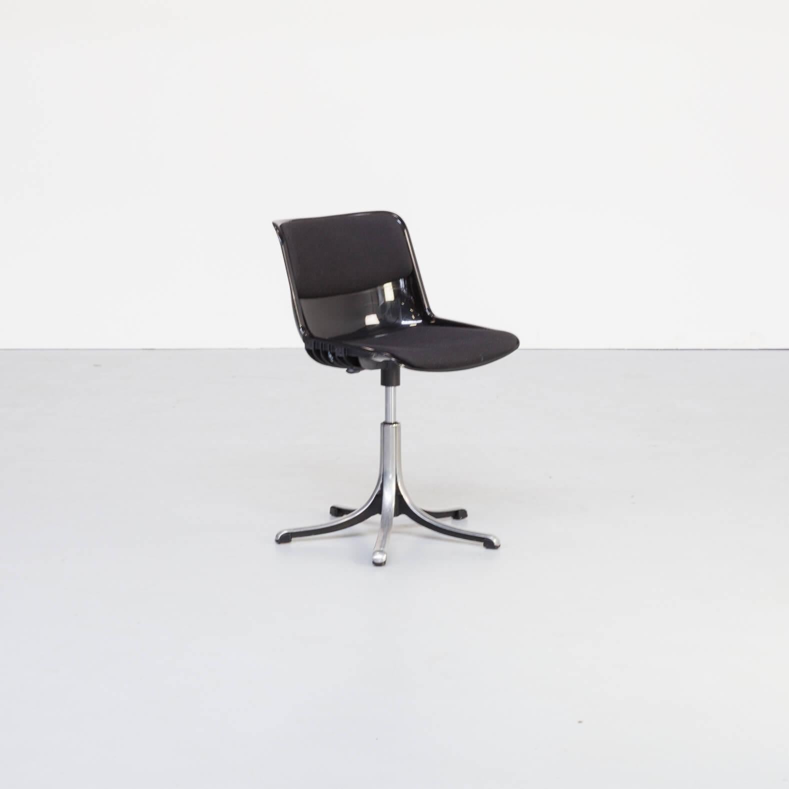 1970s Osvaldo Borsani ‘Modus’ Desk Chair for Tecno In Good Condition For Sale In Amstelveen, Noord